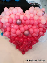 Organic  Balloon Ombre Heart Shape